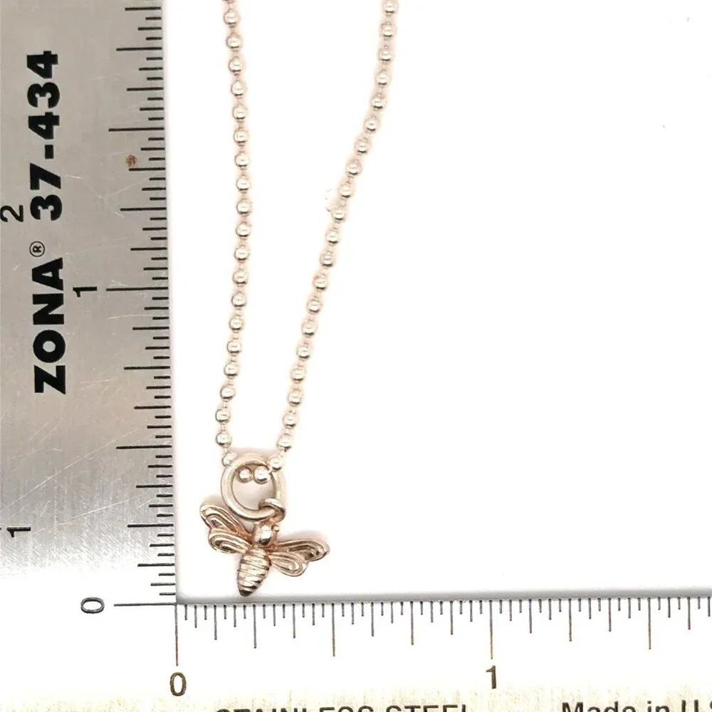 Tiny Bee Beaded‎ Chain Necklace